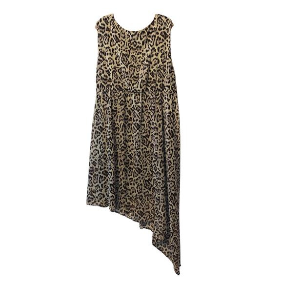 torrid leopard asymmetrical dress size 4 x - Picture 3 of 5